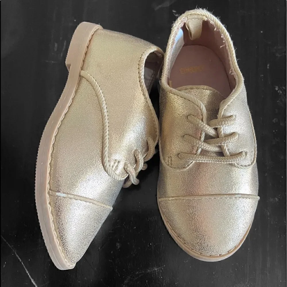 Gymboree gold oxfords